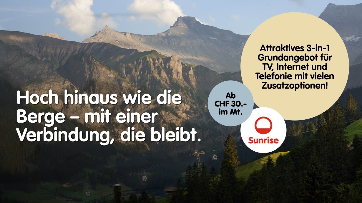 Hoch hinaus wie die Berge – mit einer Verbindung, die bleibt.