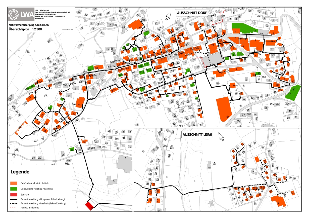 Versorgungsplan Wärme