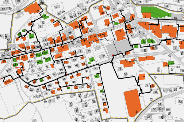 Das Versorgungsgebiet im Überblick