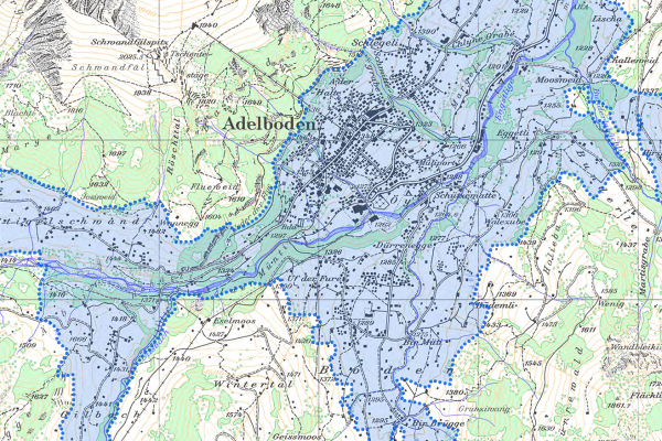 Unser Quellgebiet im Überblick